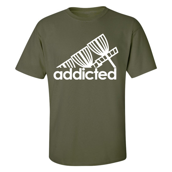 Disc Golf T Shirt ADDICTED Discgolfer Discgolfing Shirt - Picture 8 of 16